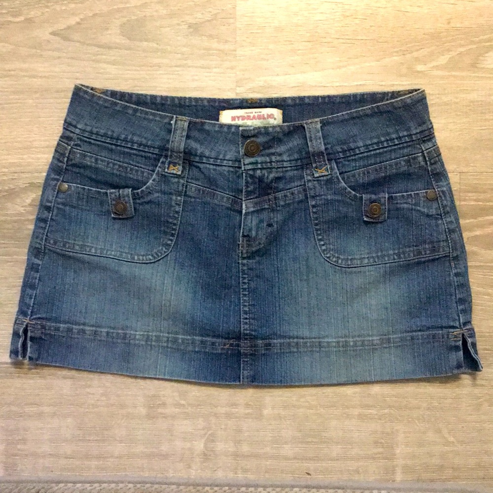 Hydraulic | Jean Mini Skirt